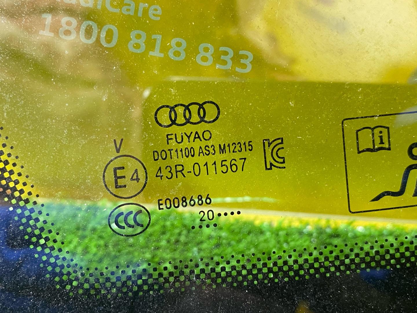 стекло кузовное боковое левое Audi Q3 Sportback F3 2021, 2.0 л., бензин, 83F845297L - фото №7