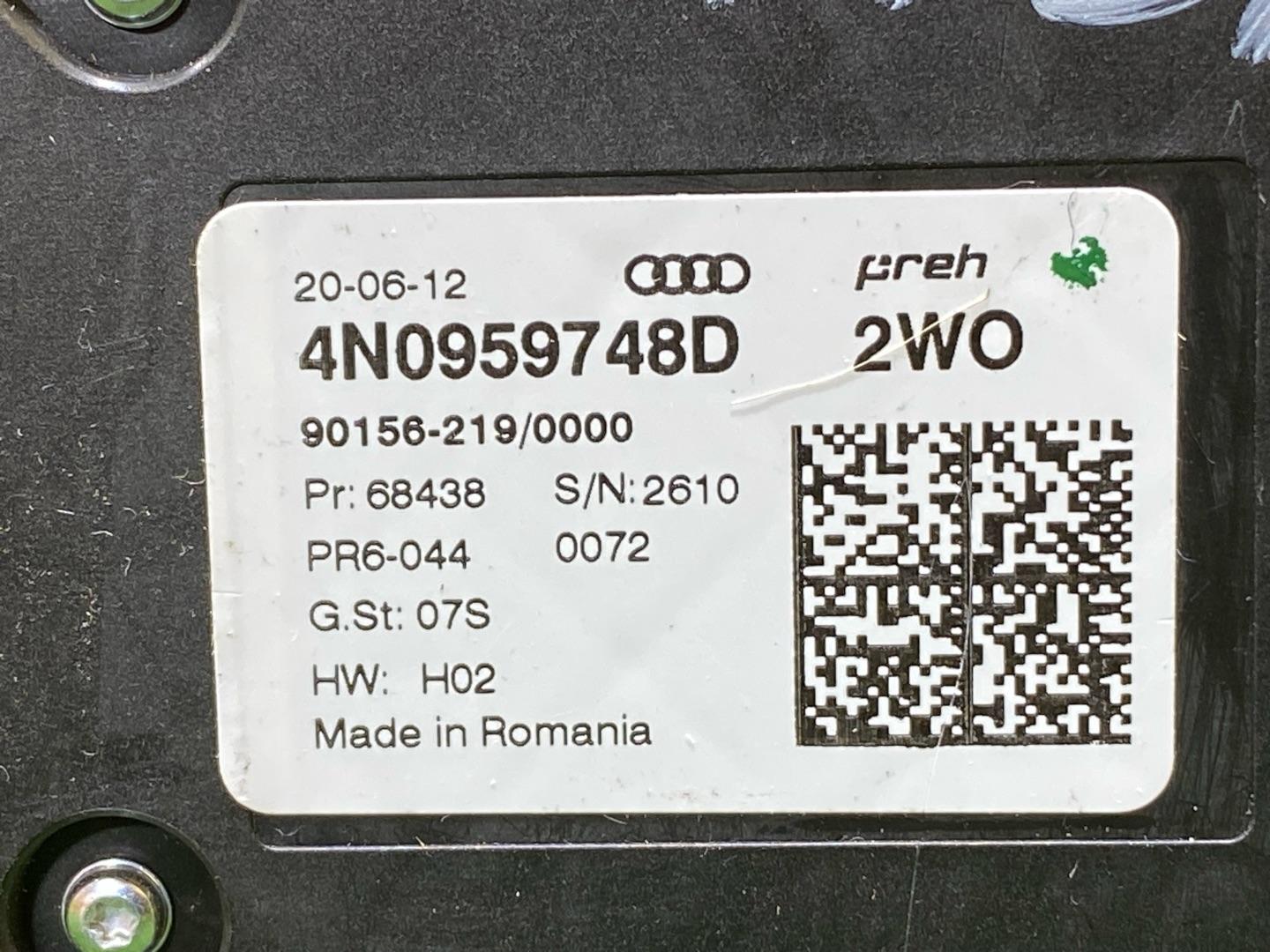 блок управления сиденьем Audi e-tron Sportback 1 поколение 2020, электро, 4N0959748D - фото №7
