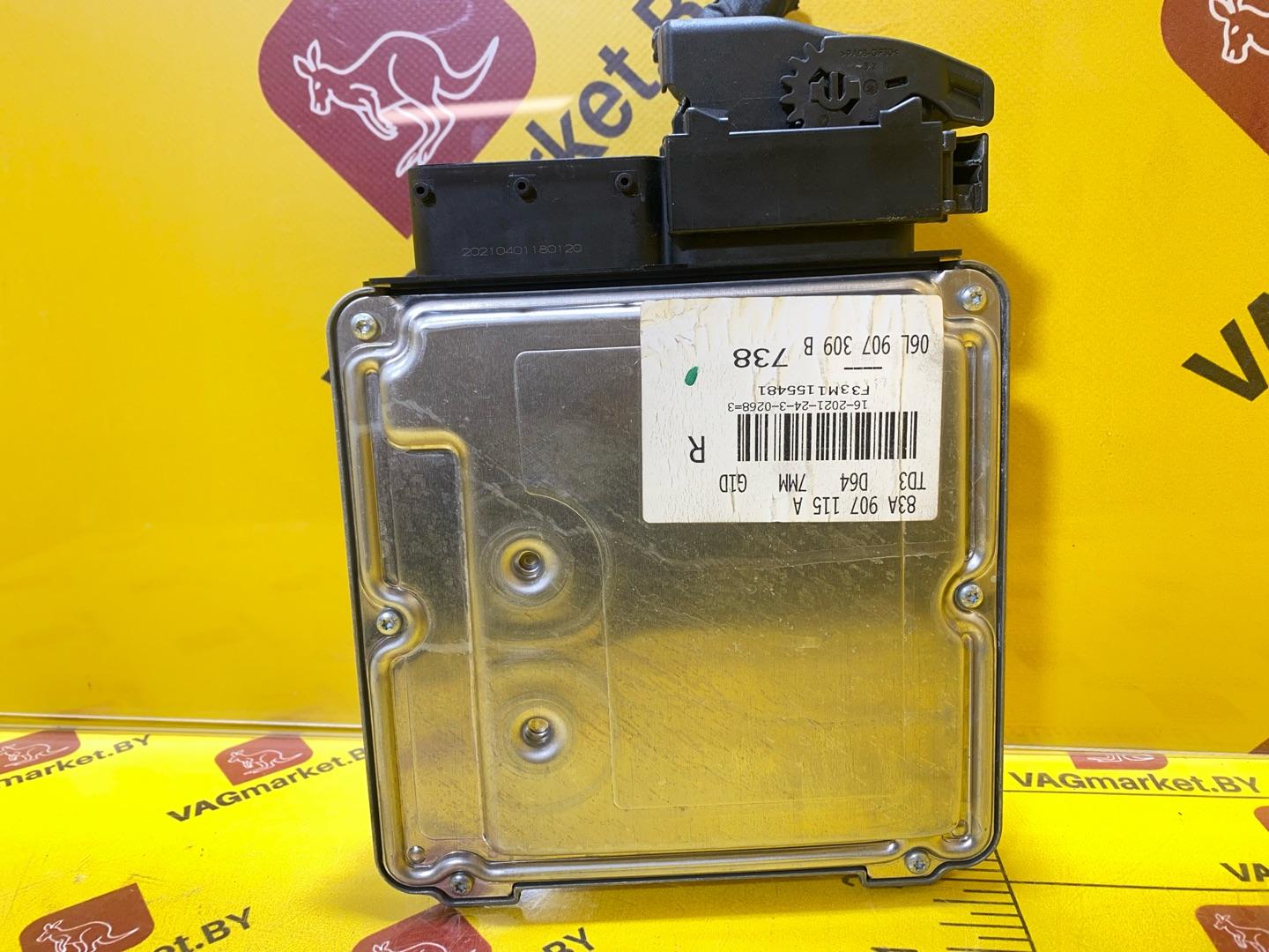 блок управления двигателем Audi Q3 F3 2021, 2.0 л., бензин, 06L907309B - фото №6