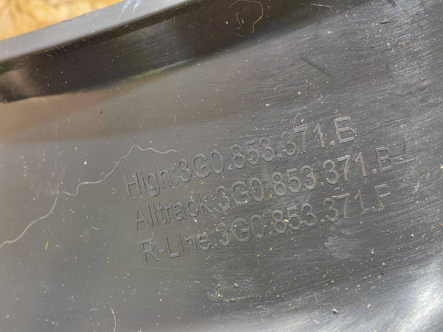 накладка на порог Volkswagen Passat B8 2016, 2.0 л., дизель, 3G0853371F - фото №11