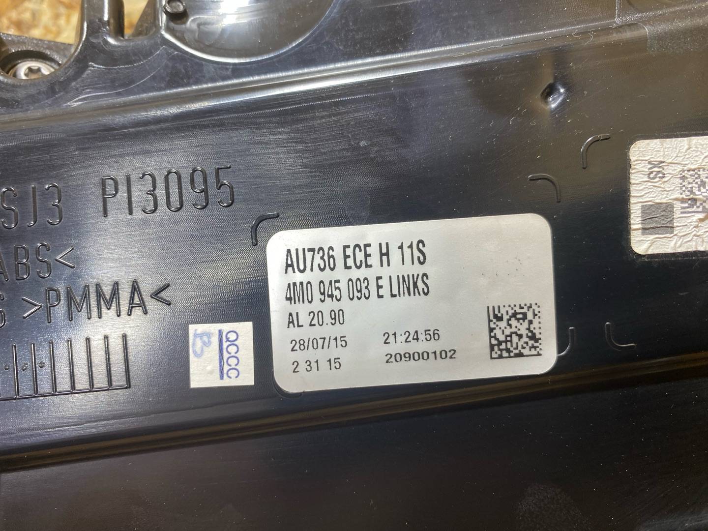 фонарь задний левый Audi Q7 4M 2016, 3.0 л., дизель, 4M0945093E - фото №13