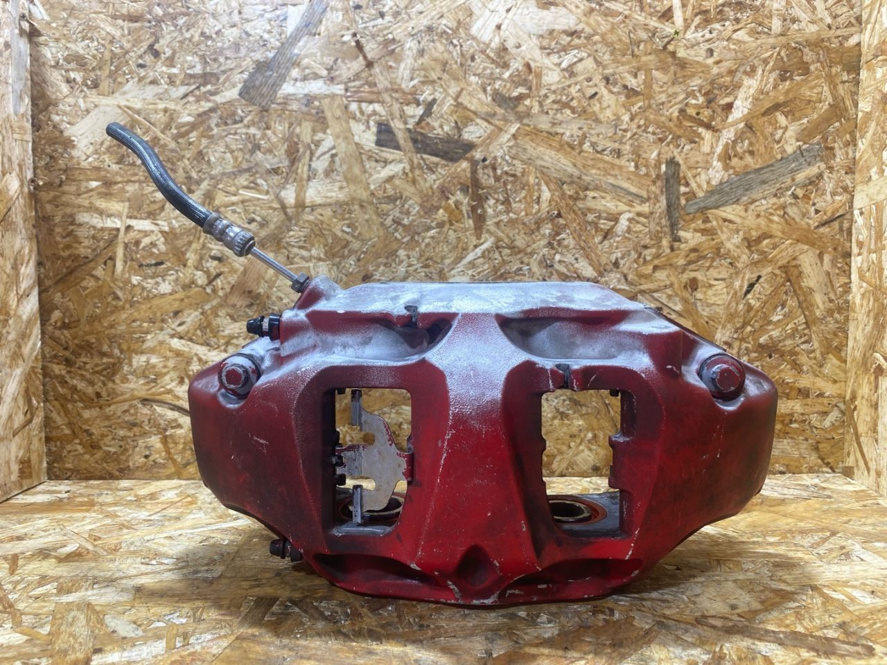 суппорт передний левый Audi Q7 4M 2016, 3.0 л., дизель, 4M0615107C - фото №1