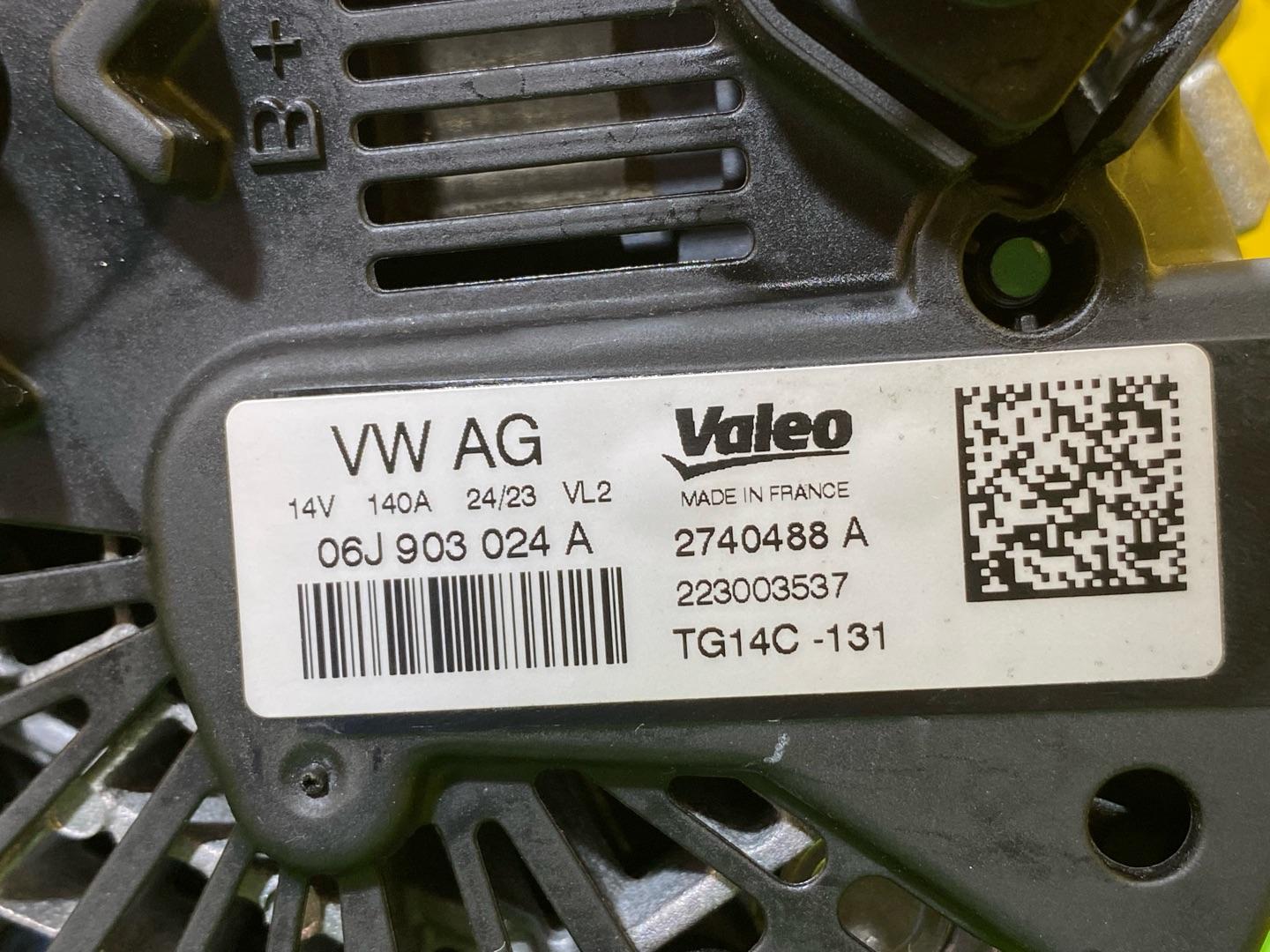 генератор Audi Q3 F3 2023, 2.0 л., бензин, 06J903024A - фото №9