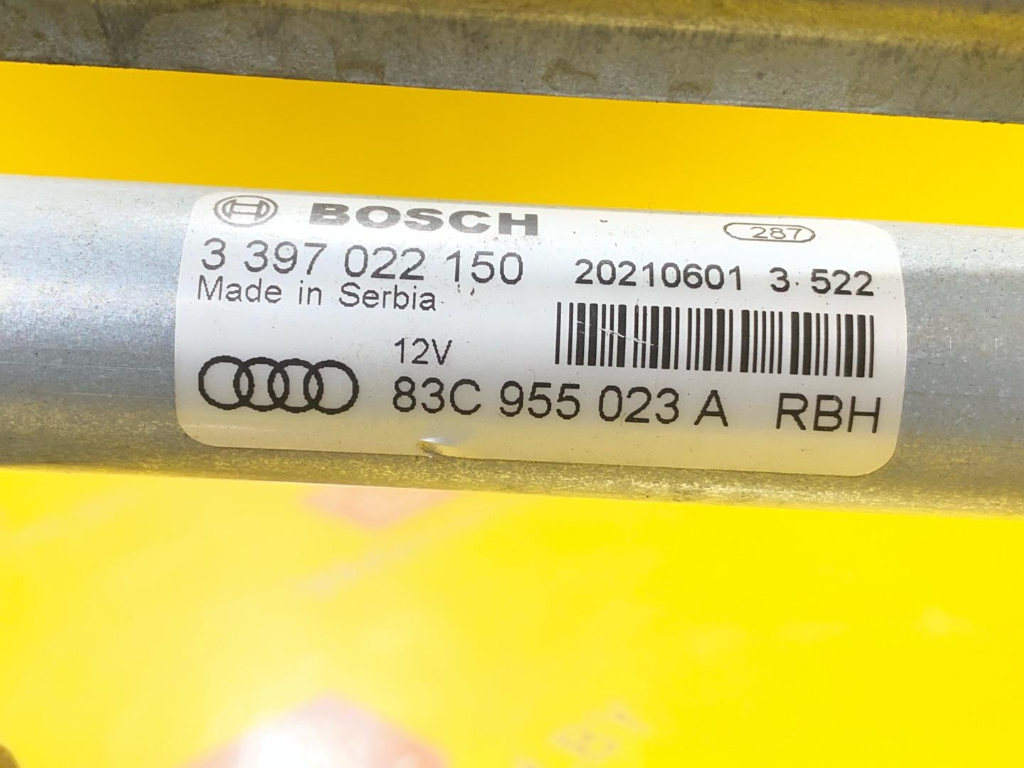механизм стеклоочистителя (трапеция дворников) Audi Q3 F3 2021, 2.0 л., бензин, 83C955023A - фото №11