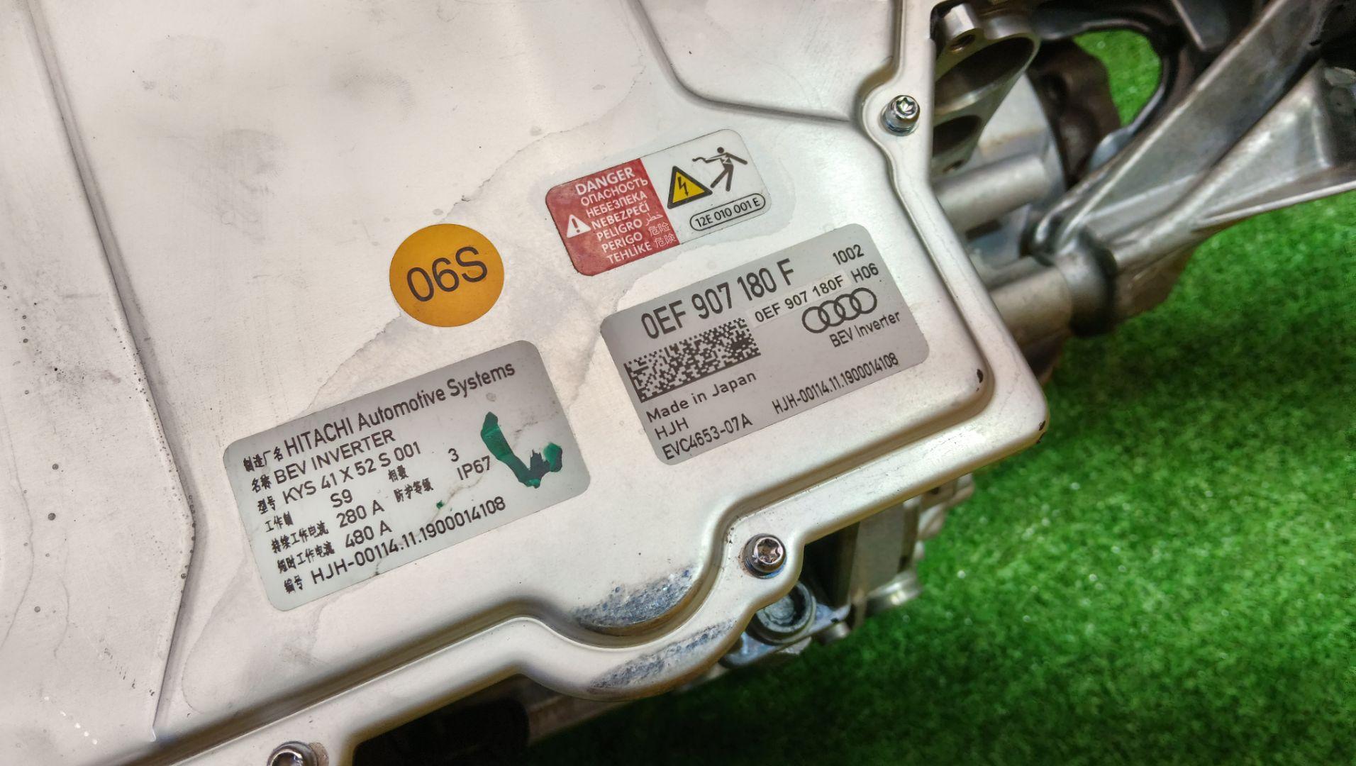 Электродвигатель Audi e-tron Sportback 1 поколение 2020, электро, 0EF901091BB, 0MB300040C, 0EF907180F - фото №8