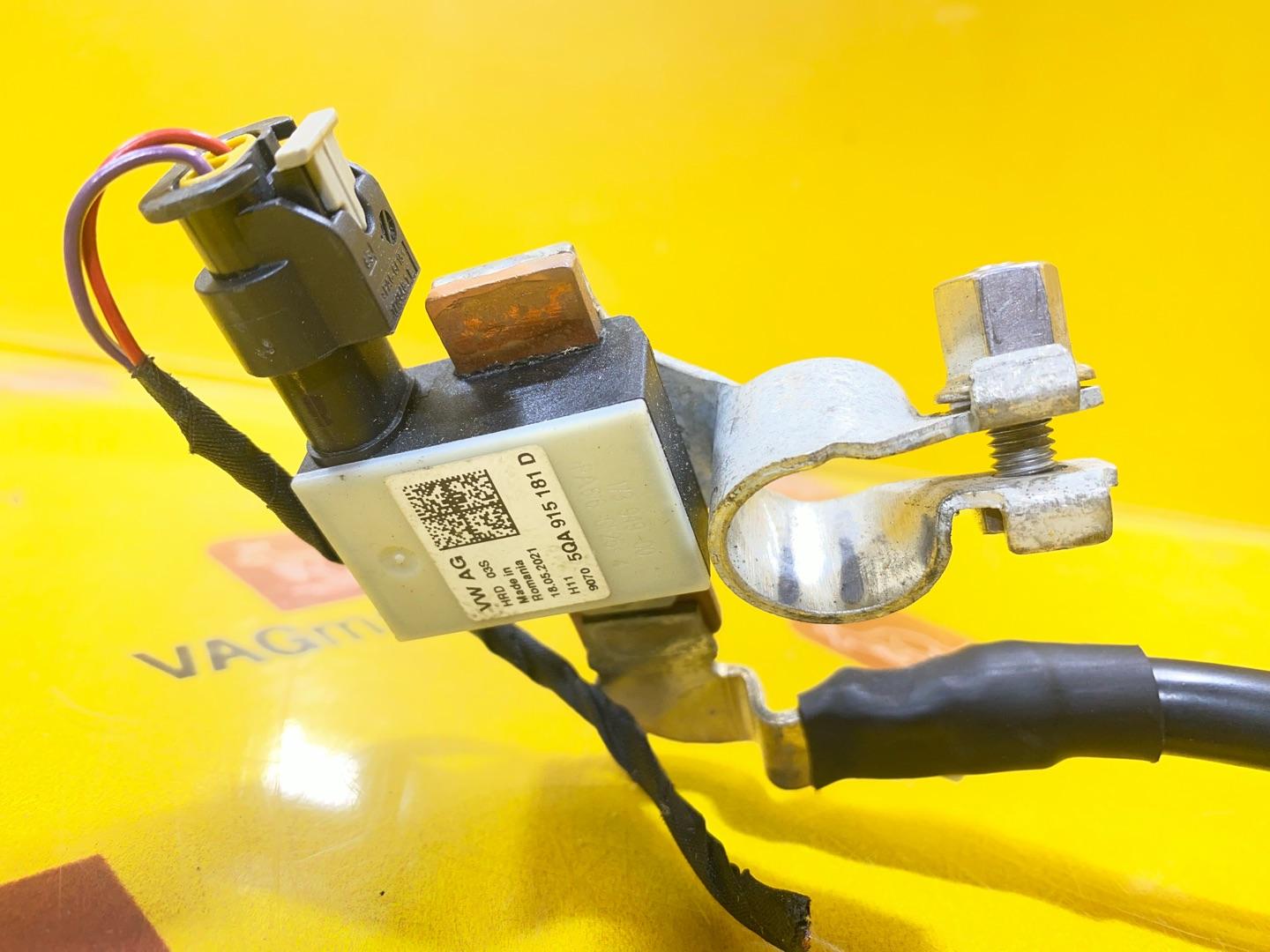 клемма аккумулятора минус Audi Q3 F3 2021, 2.0 л., бензин, 5QA915181D - фото №6