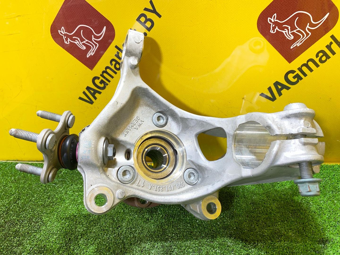 кулак поворотный левый Audi Q3 F3 2023, 2.0 л., бензин, 5Q0407253A - фото №4