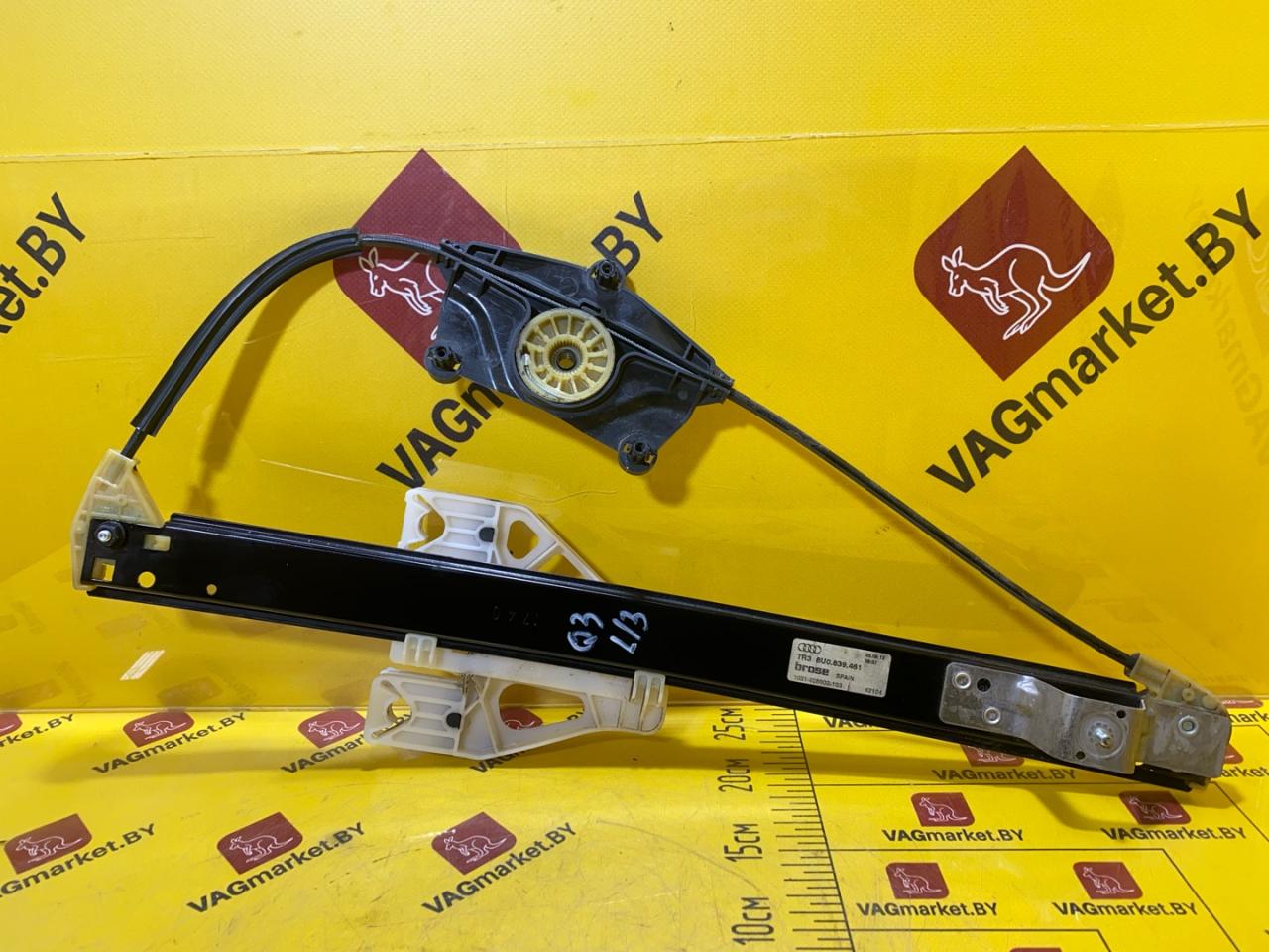 стеклоподъемник электрический задний левый Audi Q3 8U 2012, 2.0 л., бензин, 8U0839461 - фото №1