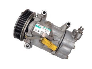 компрессор кондиционера Peugeot 307 1 поколение 2005, 1.6 л., бензин, 9655191580, SD6V121449F