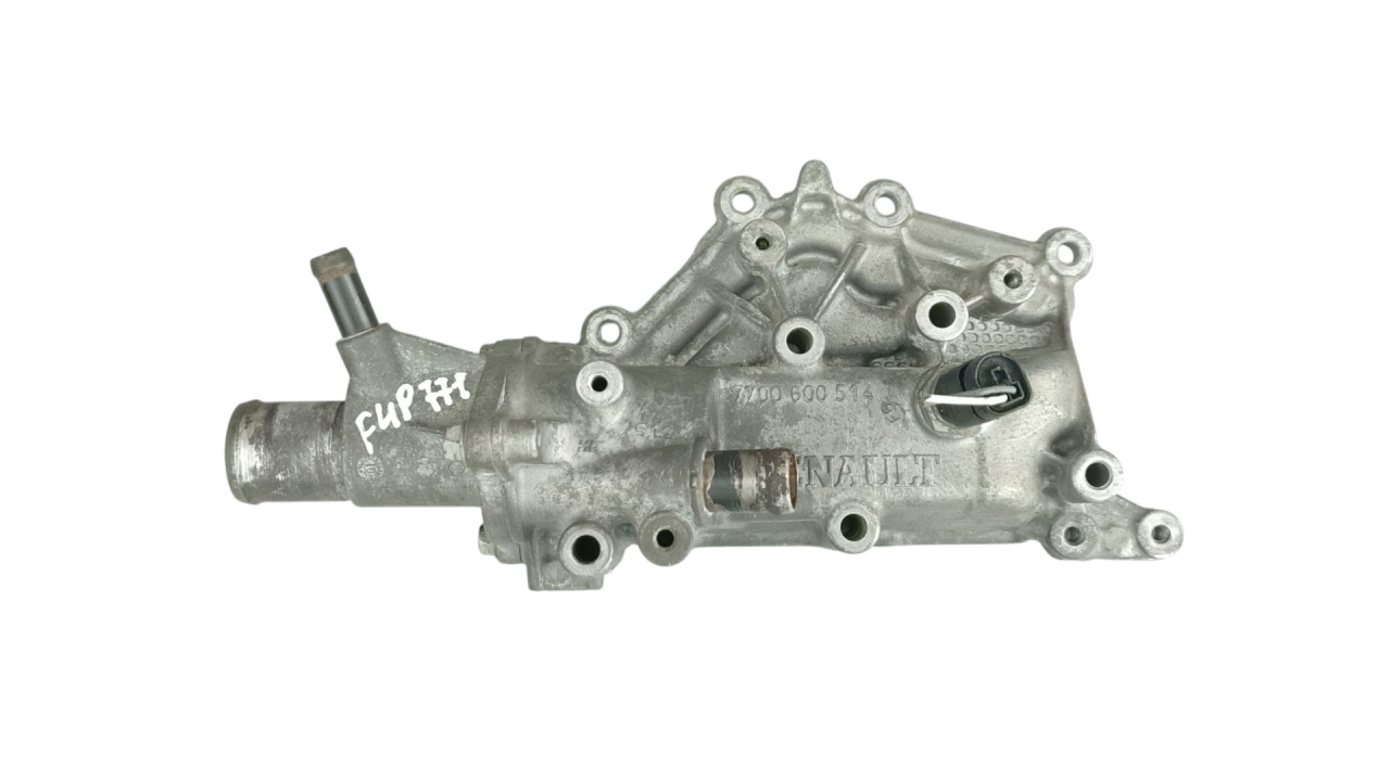корпус термостата Renault Laguna 2 поколение 2002, 1.8 л., бензин, 7700600514, 7700869797F - фото №1