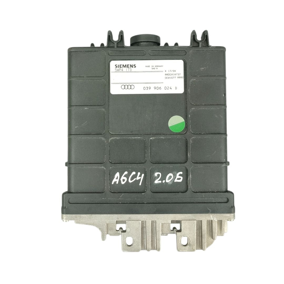 блок управления двигателем Audi A6 4A/C4 1995, 2.0 л., бензин, 039906024D, 5WP4173 - фото №1