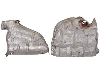 защита (экран) выпускного коллектора Renault Espace 3 поколение [рестайлинг] 2001, 2.0 л., бензин, 116098, 112791