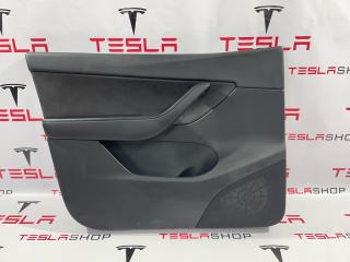 обшивка двери передняя левая Tesla Model Y 1 поколение 2021, 1497294-82-C, 1007151-70-C, 1498480-00-A