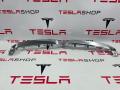 Накладка V-образная декоративная переднего гриля хром (птичка) Tesla Model S 1 поколение [рестайлинг] 2019, 1056377-00-E, 1065233-00-C - фото №2