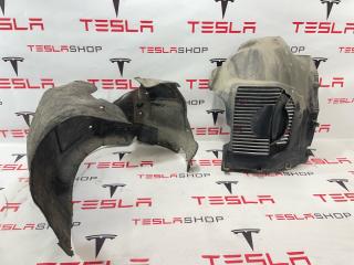 защита арок передняя левая (подкрылок) Tesla Model S 1 поколение 2015, 1036887-00-E, 1036888-00-S