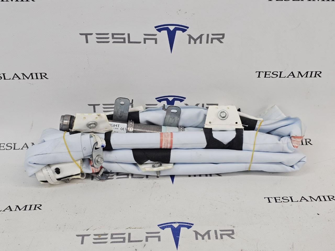 подушка безопасности боковая (шторка) Tesla Model 3 1 поколение 2021, 1077827-00 - фото №1