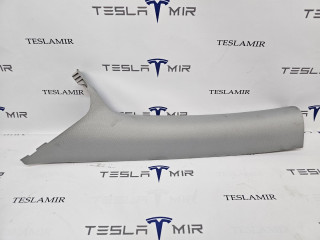 Накладка декоративная стойки А внутренняя левая верхняя Tesla Model Y 1 поколение 2021, 1494604-00