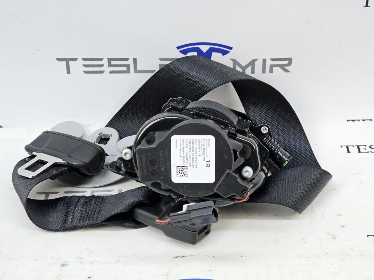 ремень безопасности Tesla Model 3 2 поколение 2025, 1856706-00, 1856706-N1 - фото №1