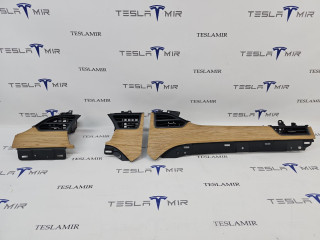 Декоративная накладка центральной консоли Tesla Model S 1 поколение [рестайлинг] 2018, 1096877-00, 1096878-00, 1004518-13