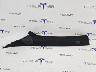 Накладка декоративная стойки А внутренняя левая верхняя Tesla Model S 1 поколение [рестайлинг] 2018, 1002488-06, 1004833-00, 1002488-04