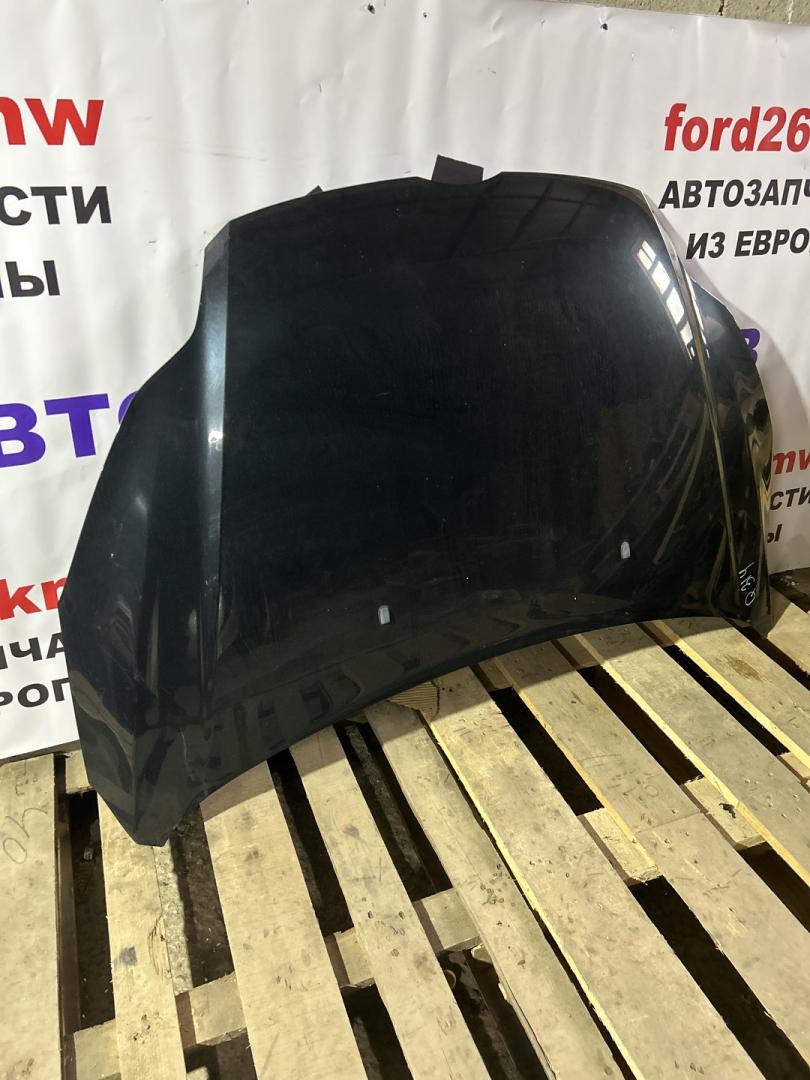 капот Ford Focus 3 поколение CB8 2012, 1.6 л., VVT-i, PNDA, бензин, робот, panther black (metallic), универсал, передний привод, правый руль - фото №1