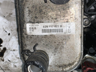 корпус масляного фильтра Audi A6 4G/C7 [рестайлинг] 2015, 2.0 л., CNHA, дизель, вариатор, передний привод, 03N115389J, 03N117021B