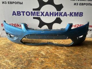 бампер передний Ford Focus 2 поколение [рестайлинг] CB4 2009, 1.6 л., i, SHDA, бензин, 5МКПП, голубой металик, хетчбэк 5 дв., передний привод, правый руль, 1521127