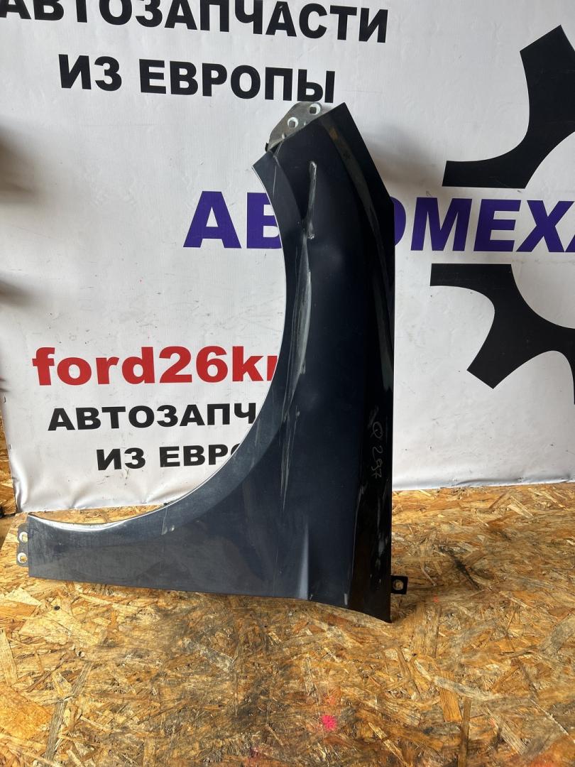 крыло переднее левое Ford Focus 3 поколение CB8 2012, 1.6 л., VVT-i, PNDA, бензин, МКПП, midnight sky, хетчбэк 5 дв., передний привод, правый руль - фото №1