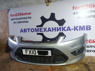 бампер передний Ford Focus 2 поколение [рестайлинг] CB4 2010, 1.8 л., i, QQDB, бензин, МКПП, moondust silver (metallic), хетчбэк 5 дв., правый руль, 1521127
