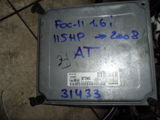 блок управления двигателем Ford Focus 2 поколение CB4 2008, 1.6 л., бензин, 5M5112F650FE