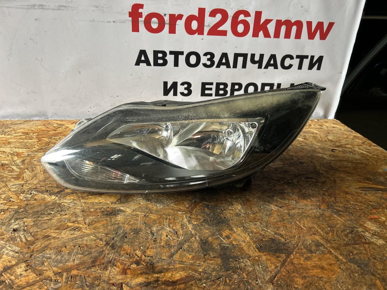 фара левая Ford Focus 3 поколение CB8 2012, 1.6 л., VVT-i, PNDA, бензин, робот, panther black (metallic), хетчбэк 5 дв., передний привод, правый руль, BM51-13W030, BM51-13D155 - фото №1