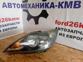 фара Ford Focus 2 поколение [рестайлинг] CB4 2009, 1.6 л., SHDA, бензин, МКПП, серо голубой металик, хетчбэк 5 дв., передний привод, правый руль