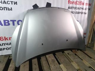 капот Ford Focus 2 поколение [рестайлинг] CB4 2009, 1.8 л., i, QQDB, бензин, МКПП, moondust silver (metallic), хетчбэк 5 дв., передний привод, правый руль