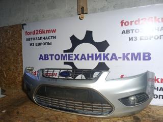 бампер передний Ford Focus 2 поколение [рестайлинг] CB4 2009, 1.8 л., i, QQDB, бензин, МКПП, moondust silver (metallic), хетчбэк 5 дв., передний привод, правый руль