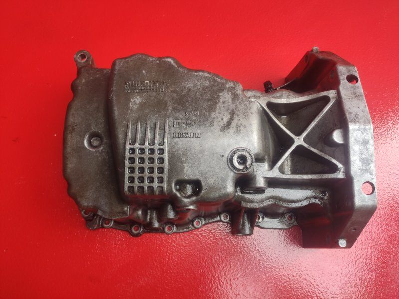 масляный поддон Nissan Qashqai 1 поколение J10 2008, 1.5 л., K9K, дизель, 8200451325 - фото №1