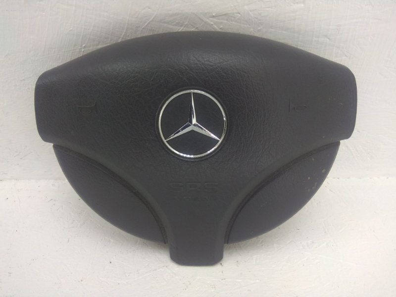 подушка безопасности водителя Mercedes-Benz A-Класс W168 2000, OM166, 1684600198 - фото №1