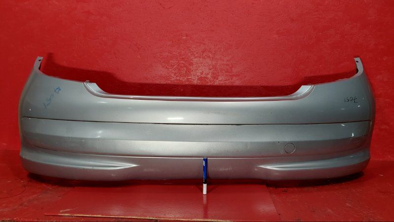 бампер задний Peugeot 207 1 поколение 2007, 1.4 л., KFU (ET3J4), бензин, 9649690177 - фото №1
