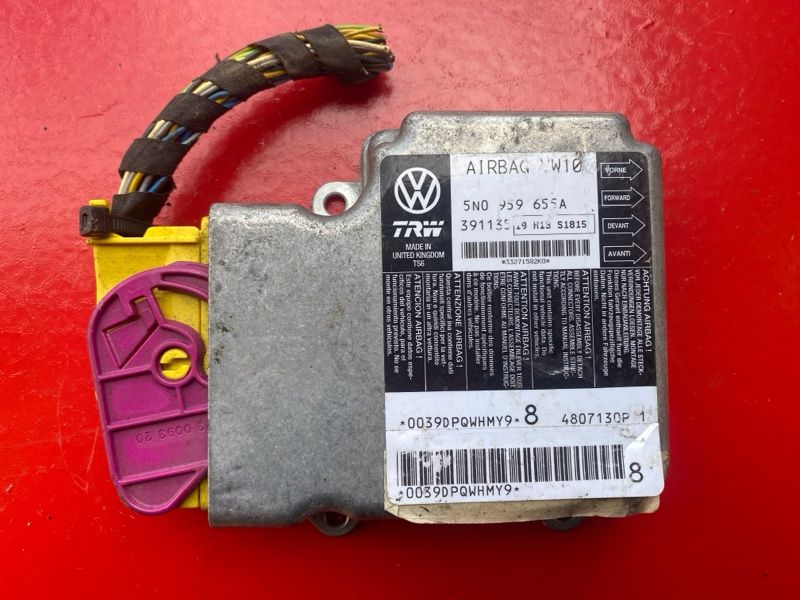 блок AirBag Volkswagen Passat B6 2006, 1.9 л., BXE, дизель, 5N0959655 - фото №1