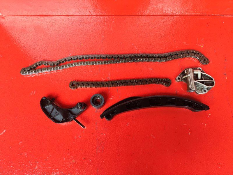 механизм натяжения ремня, цепи Volkswagen Polo 5 поколение 2011, 1.2 л., CGPB, бензин, 06K109467P - фото №1