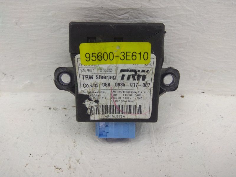 блок управления двигателем Hyundai Santa Fe 1 поколение (SM) 2003, 2.0 л., D4EA, дизель, 956003E610 - фото №1