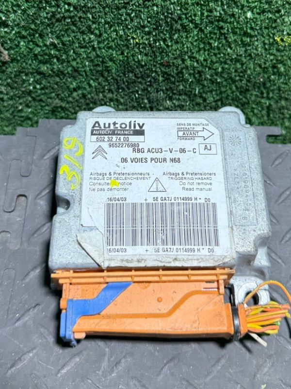 блок AirBag Citroen Xsara Picasso 1 поколение 2004, 9652276980 - фото №1