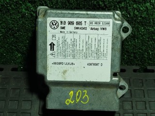 блок AirBag Skoda Octavia 2 поколение (A5) [рестайлинг] 2008, 1K0909605T