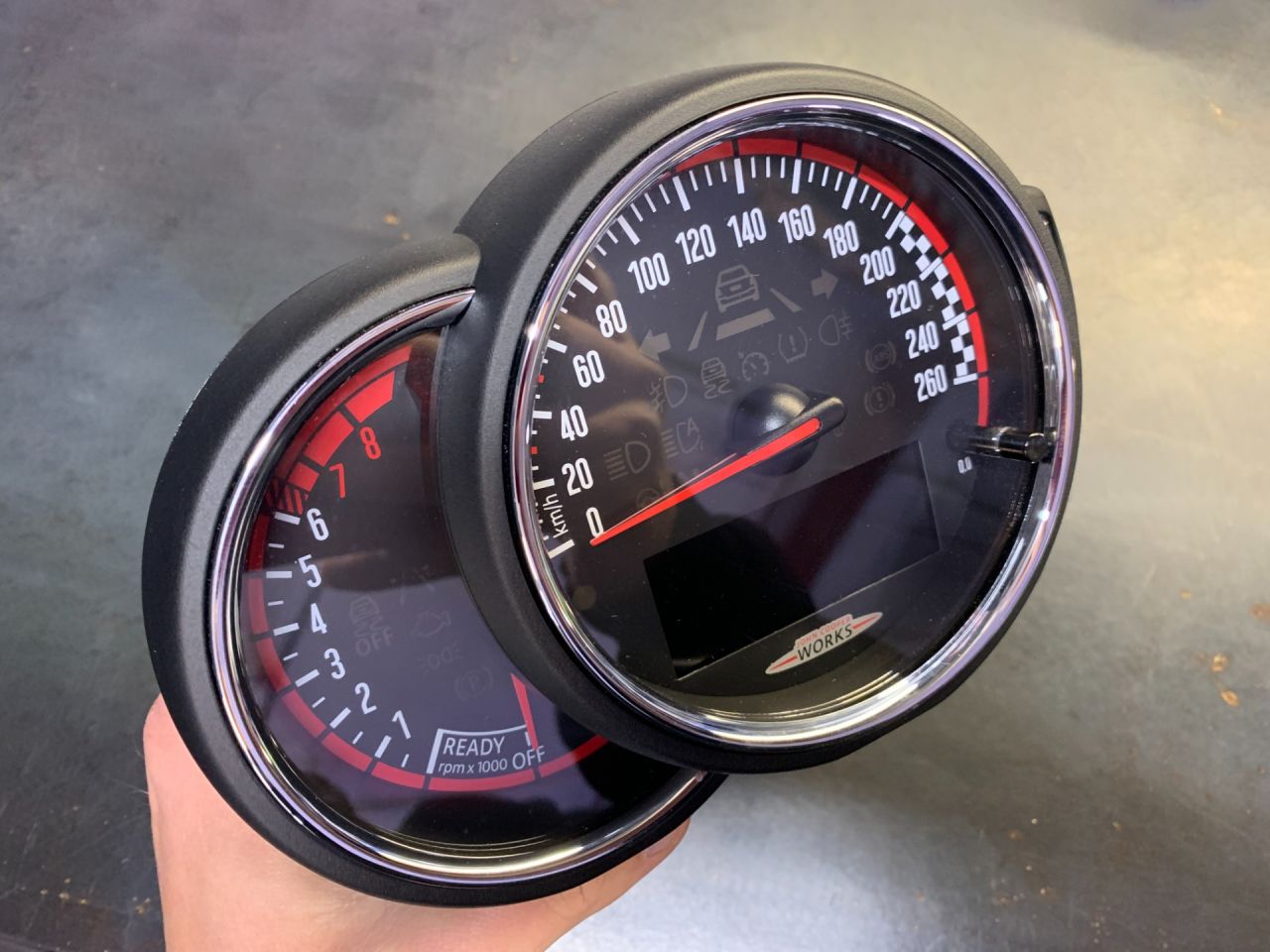 щиток приборов (приборная панель) Mini Cabrio 3 поколение (2015 - 2018), 62108779666, 8779666 - фото №1