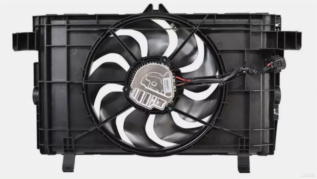 Новый вентилятор охлаждения радиатора в сборе для Tesla Model Y 1 поколение 2020 - (2020 - 2025), 1494179-00-A - фото №1