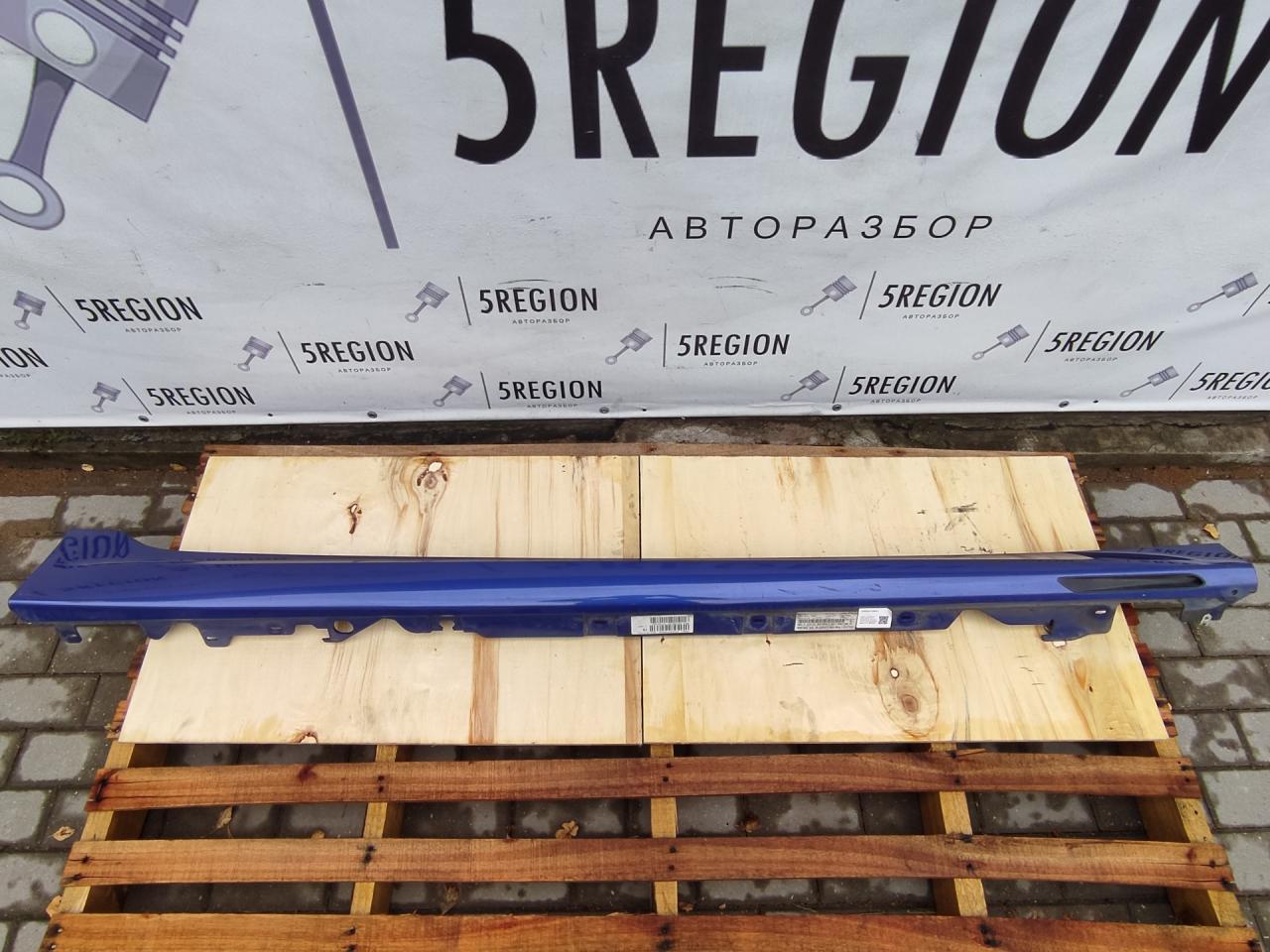 накладка на порог BMW 3 серия G20 2019, 2.0 л., B48 B20 B, бензин, АКПП, portimao blau (c31), седан, задний привод, правый руль, 51778069382 - фото №1