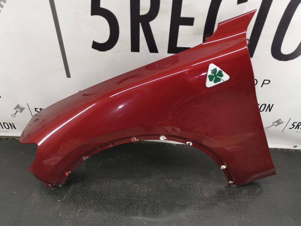 крыло переднее левое Alfa Romeo Stelvio 1 поколение 949 2019, 2.9 л., бензин, АКПП, rosso competizione, внедорожник 5 дв., полный привод, правый руль - фото №1