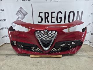 бампер передний Alfa Romeo Stelvio 1 поколение 949 2019, 2.9 л., бензин, АКПП, внедорожник 5 дв., полный привод, правый руль