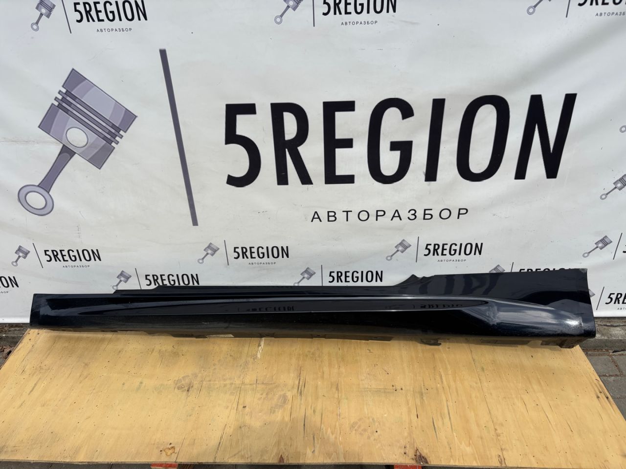 накладка на порог BMW M3 E92/E93 E92 2012, 4.0 л., S65 B40 A, бензин, робот, a73, купе, задний привод, правый руль, 51777899843, 7899843 - фото №1