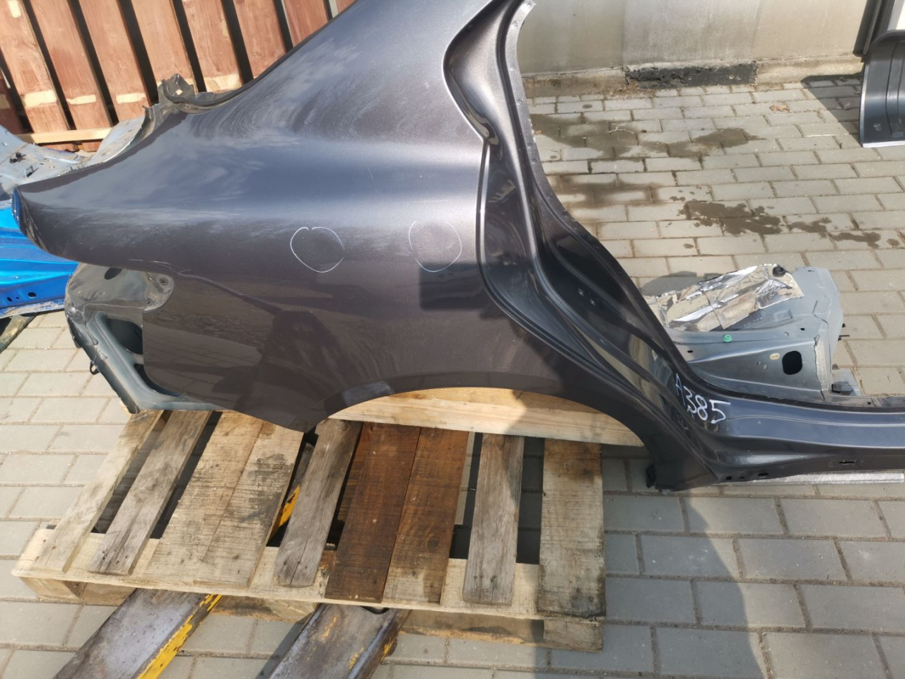 крыло заднее правое Alfa Romeo Giulia 2 поколение 952 2018, 2.0 л., бензин, АКПП, vesuvio gray metallic, седан, полный привод - фото №1