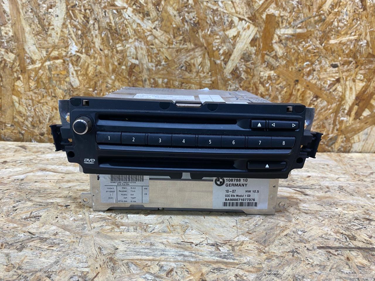 магнитола BMW 3 серия E90/E91/E92/E93 E92 2007, 3.0 л., дизель, АКПП, купе, задний привод, правый руль, 65839170721, 9170721, 65839191563, 9191563, 65839185536, 9185536, 65839180818, 9180818, 65839159041, 9159041, 65839148016, 9148016, 65839144190, 9144190, 65839138089, 9138089 - фото №1